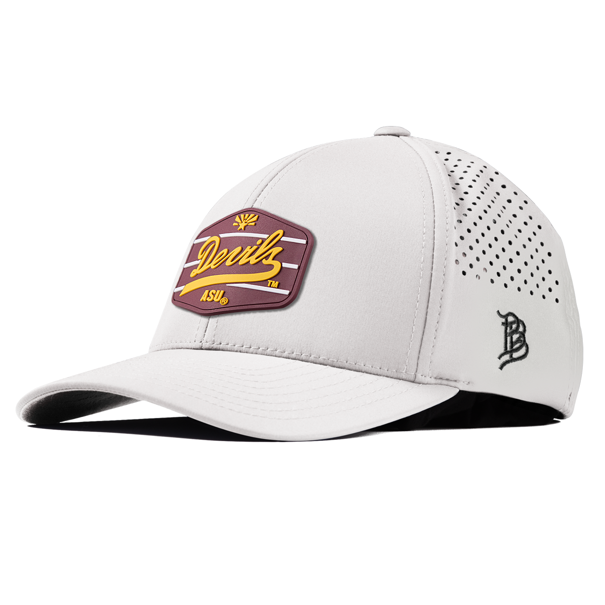 Arizona State University "ASU Devils Maroon" Curved Performance White