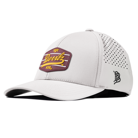 Arizona State University "ASU Devils Maroon" Curved Performance White