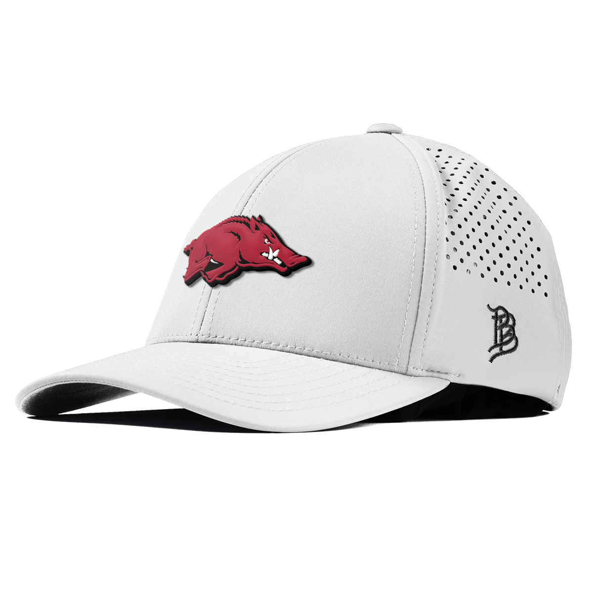University of Arkansas "Arkansas Team Logo" Curved Performance White