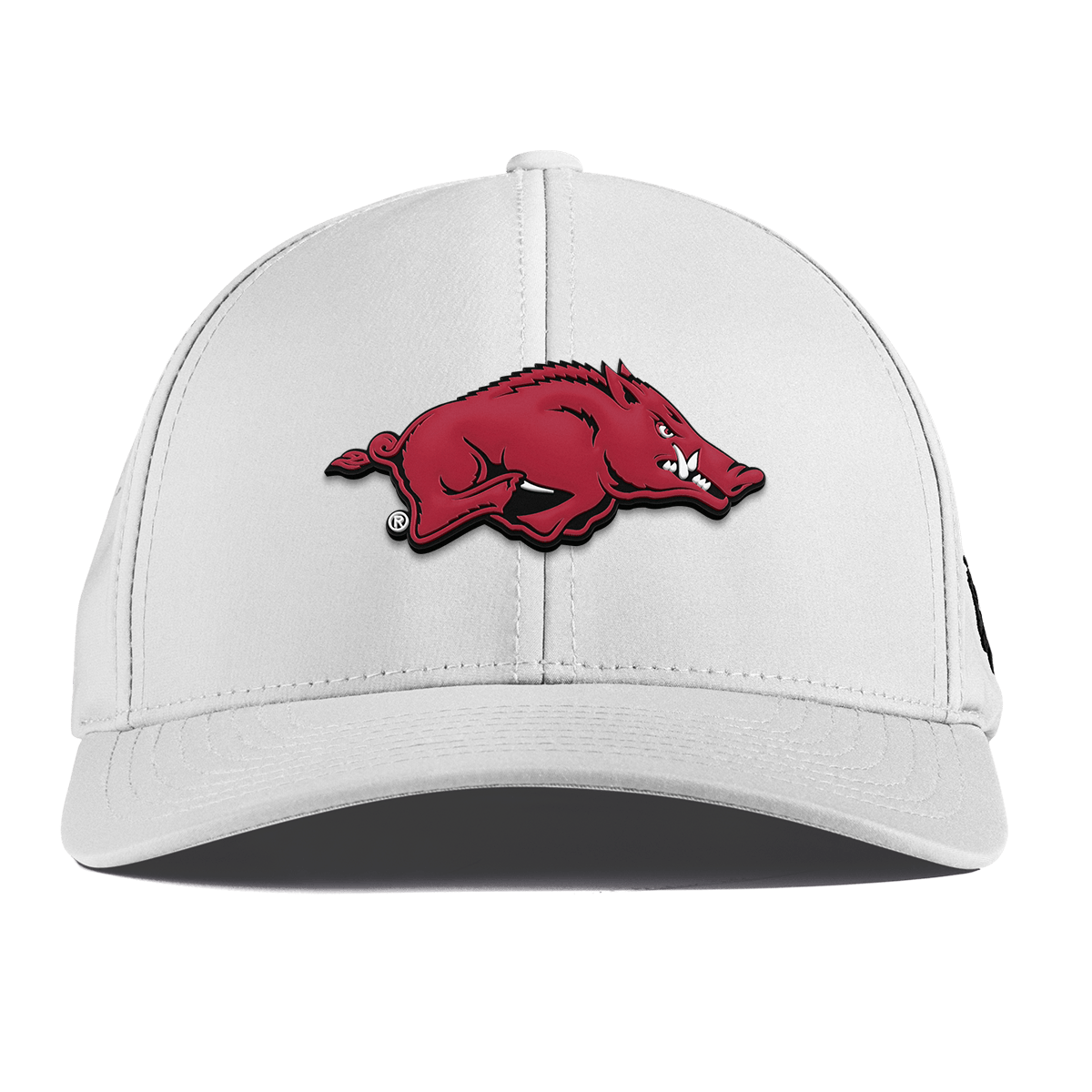 University of Arkansas "Arkansas Team Logo" Curved Performance White