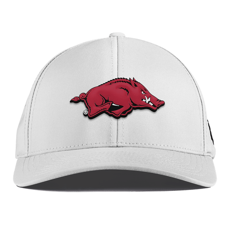 University of Arkansas "Arkansas Team Logo" Curved Performance White