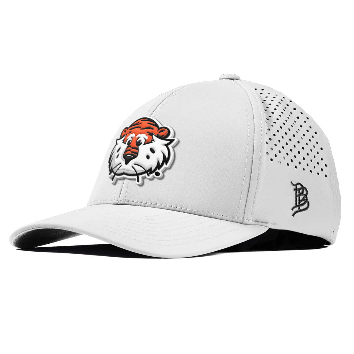 Auburn University "Aubie The Tiger" Curved Performance White