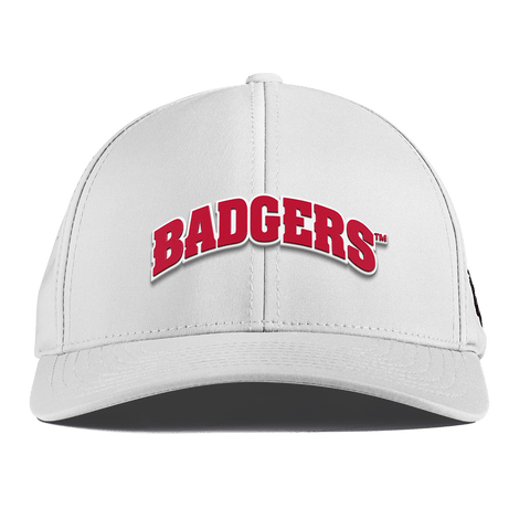 University of Wisconsin "Badgers Block" Curved Performance White