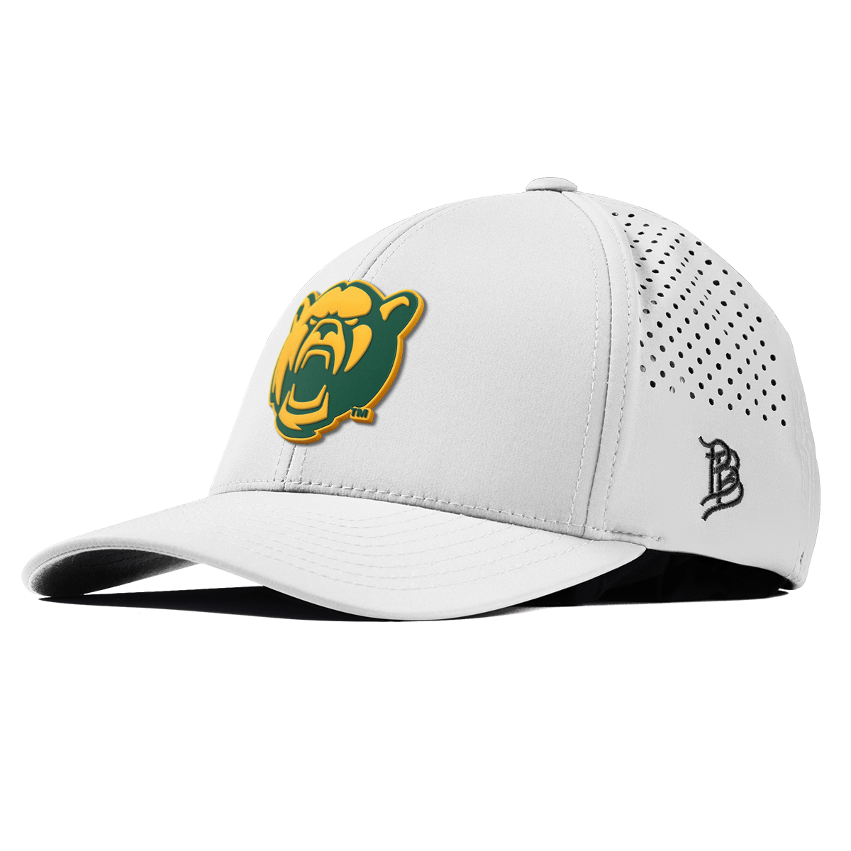 Baylor University "Baylor Bear" Curved Performance White