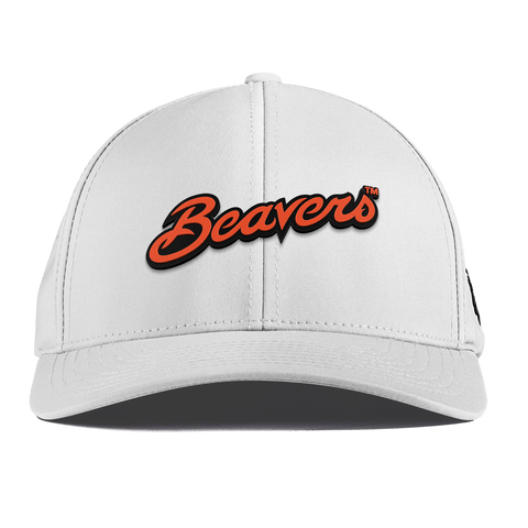Oregon State University "Beavers Script" Curved Performance White