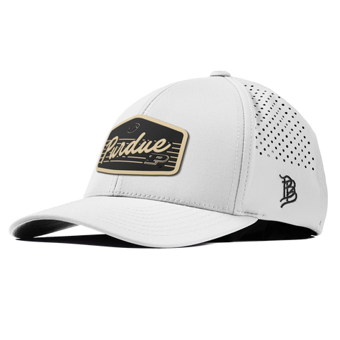 Purdue University "Boilermakers Football" Curved Performance White