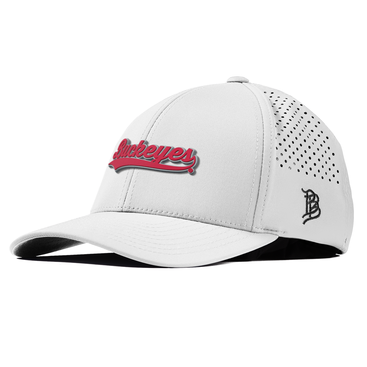 Ohio State University "Buckeyes Script" Curved Performance White