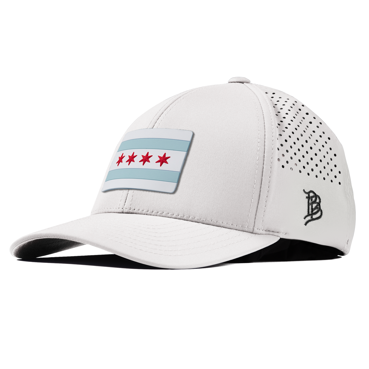 Chicago Flag Curved Performance White