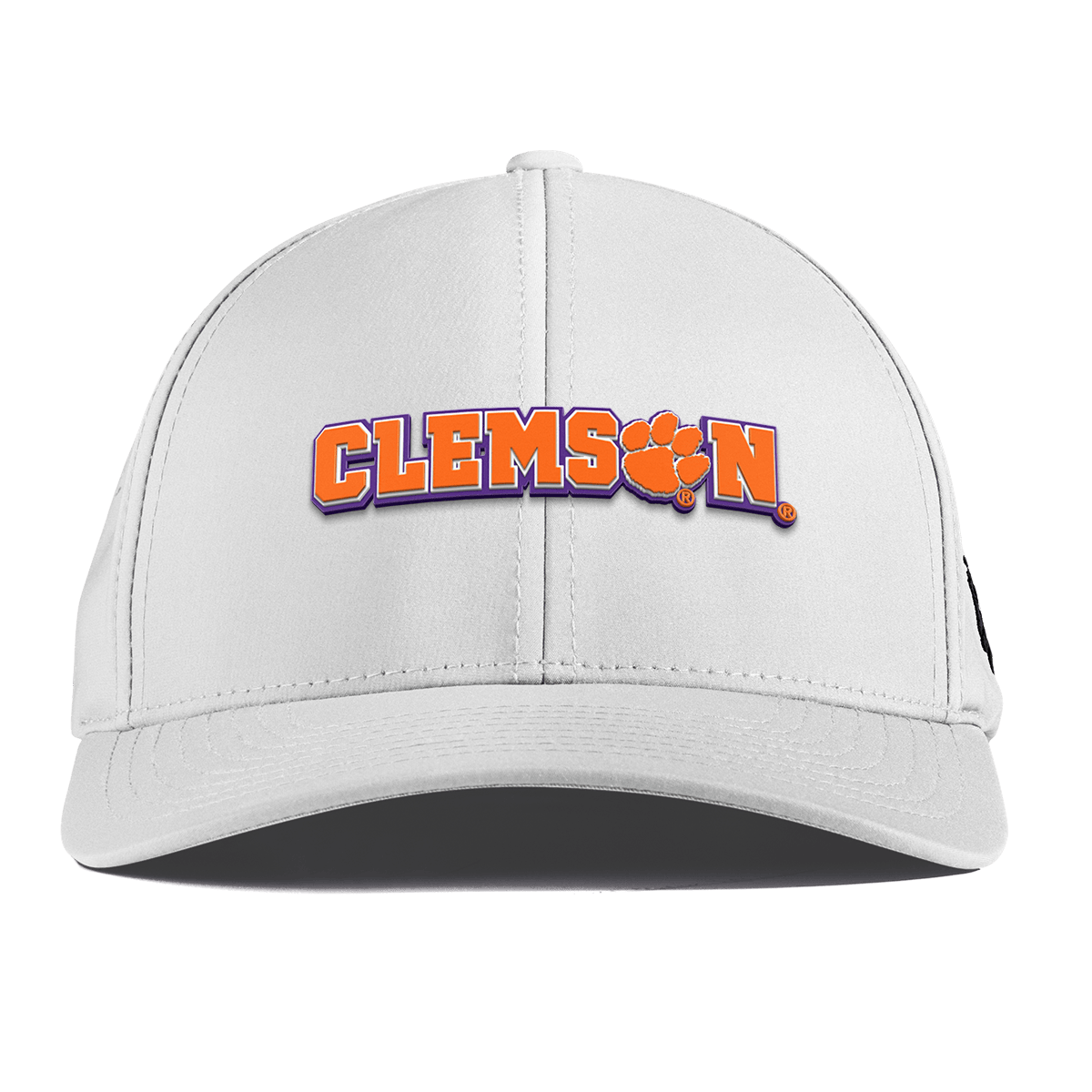 Clemson University "Clemson Block" Curved Performance White