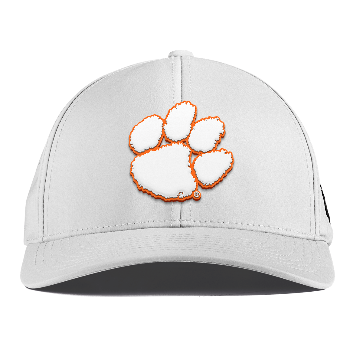 Clemson University "Clemson Tigers Paw" Curved Performance White