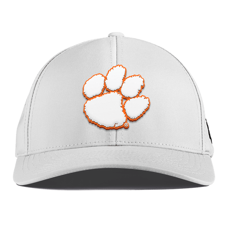 Clemson University "Clemson Tigers Paw" Curved Performance White