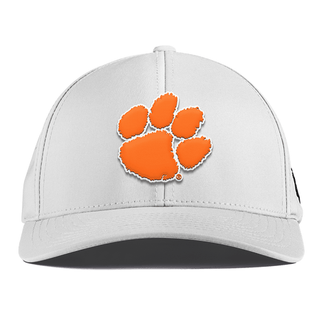 Clemson University "Clemson Tiger Paw" Curved Performance White