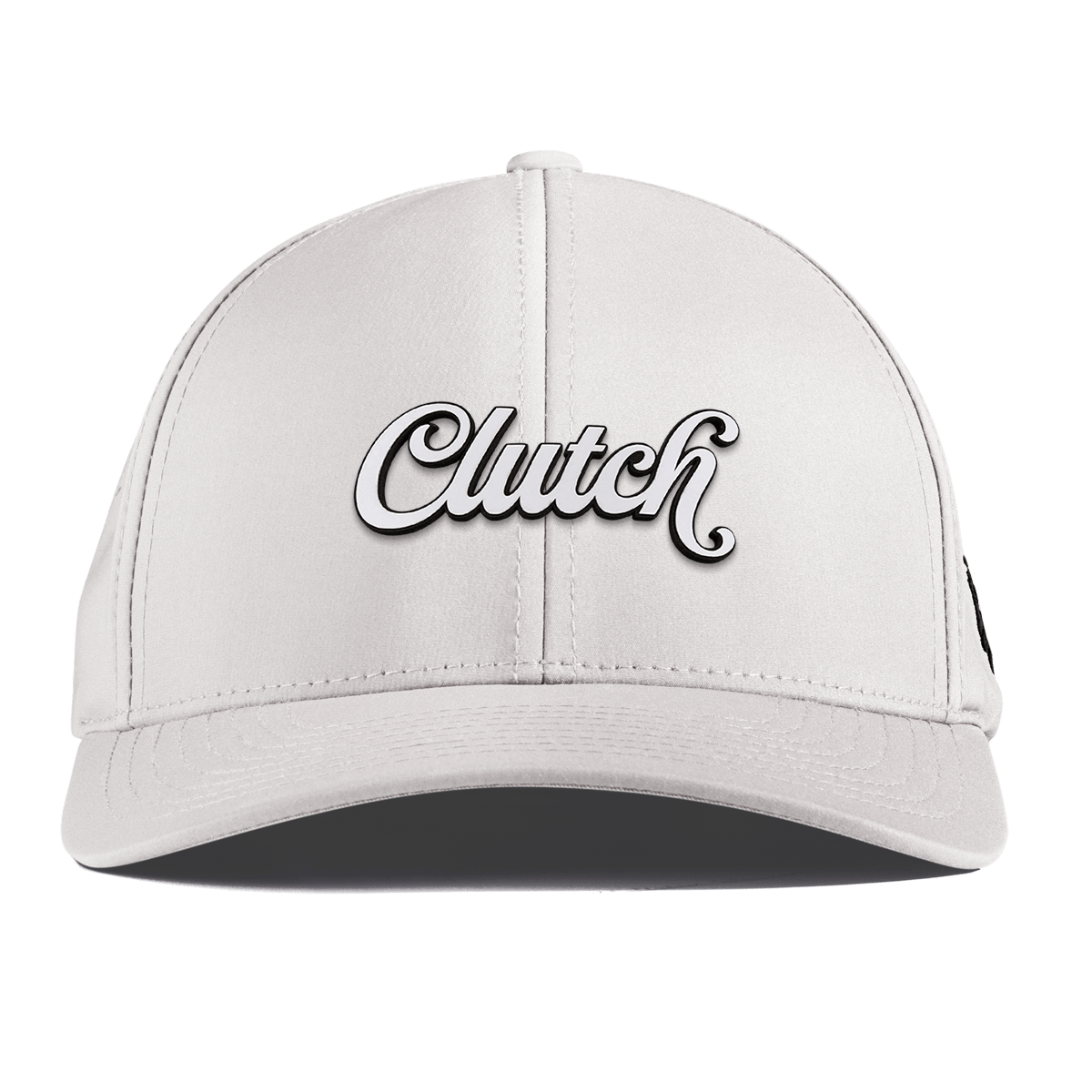 Clutch Script Curved Performance White