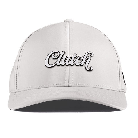 Clutch Script Curved Performance White