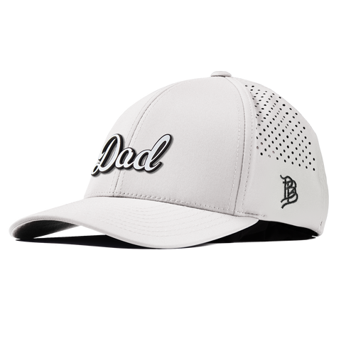 Dad Script Curved Performance White