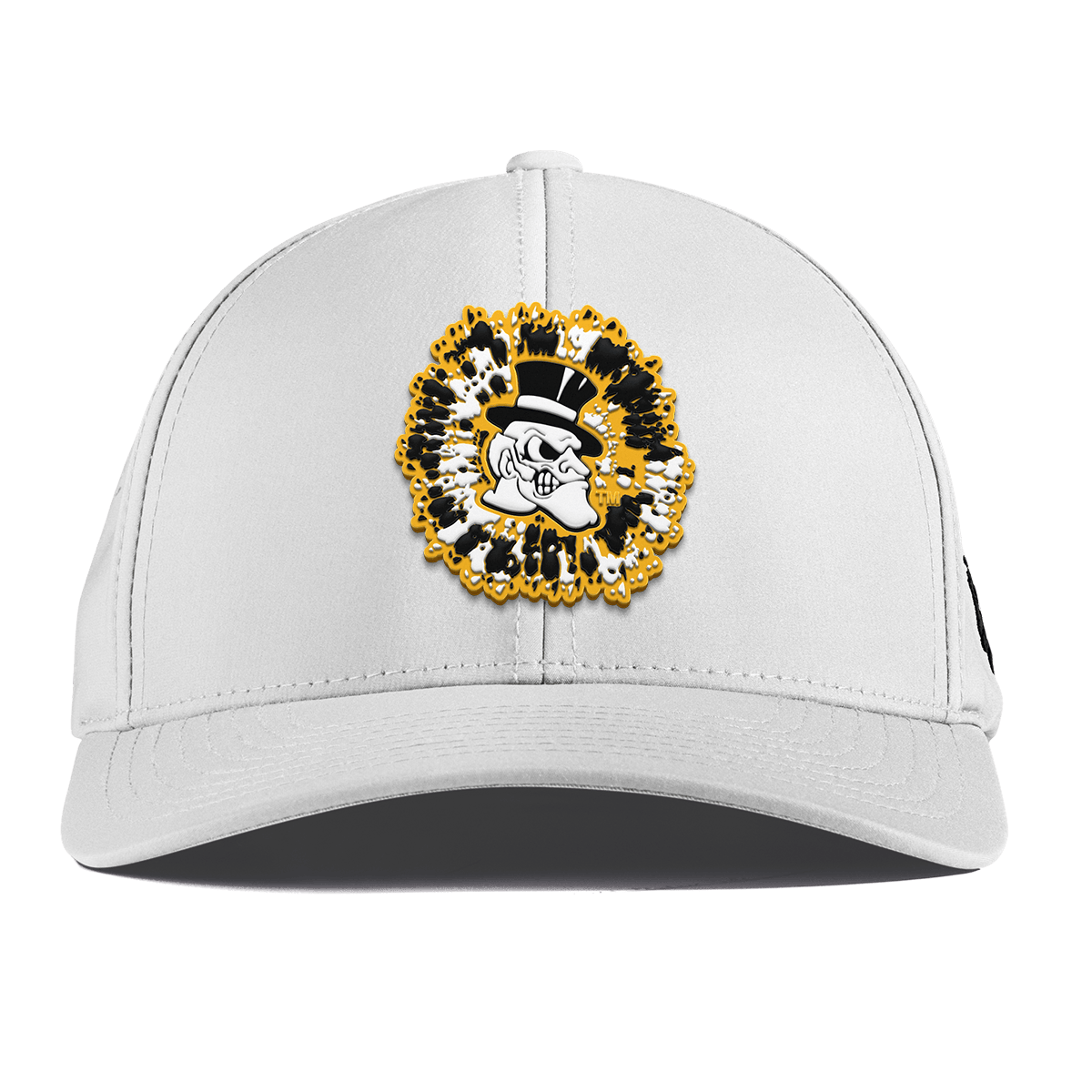 Wake Forest University "Deacons Tie Dye" Curved Performance White