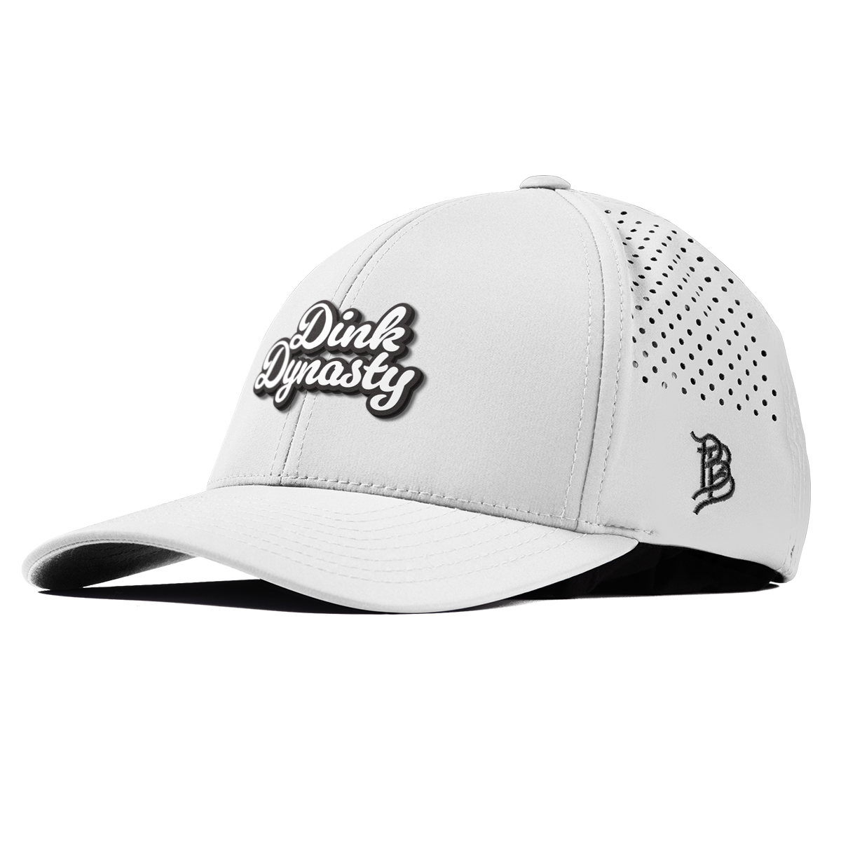 Dink Dynasty Script Curved Performance White