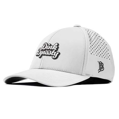 Dink Dynasty Script Curved Performance White