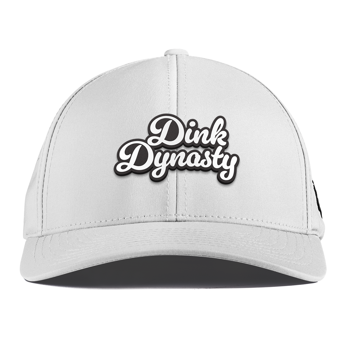 Dink Dynasty Script Curved Performance White