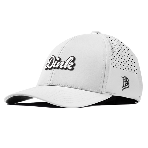 Dink Script Curved Performance White