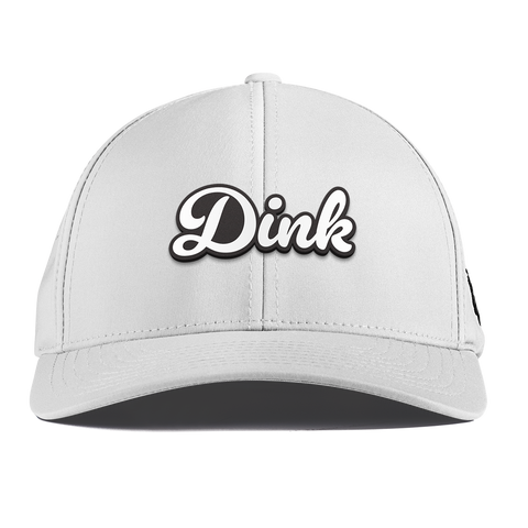 Dink Script Curved Performance White