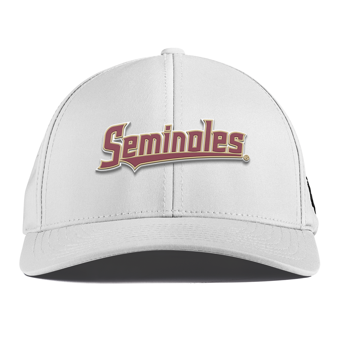 Florida State University "FSU Seminoles Block" Curved Performance White 