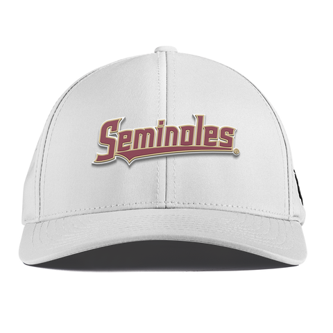 Florida State University "FSU Seminoles Block" Curved Performance White 