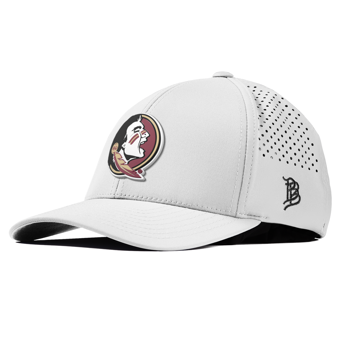 Florida State University "FSU Team Logo" Curved Performance White 
