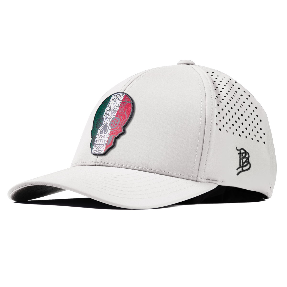 Fiesta Sugar Skull Curved Performance White