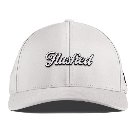 Flushed Script Curved Performance White