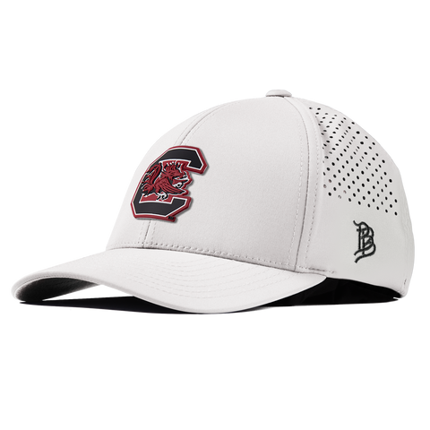 University of South Carolina "Gamecocks Garnet" Curved Performance White