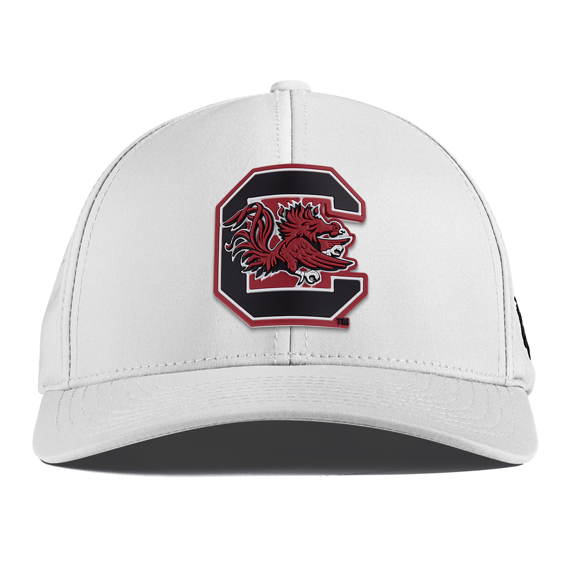 University of South Carolina "Gamecocks Garnet" Curved Performance White