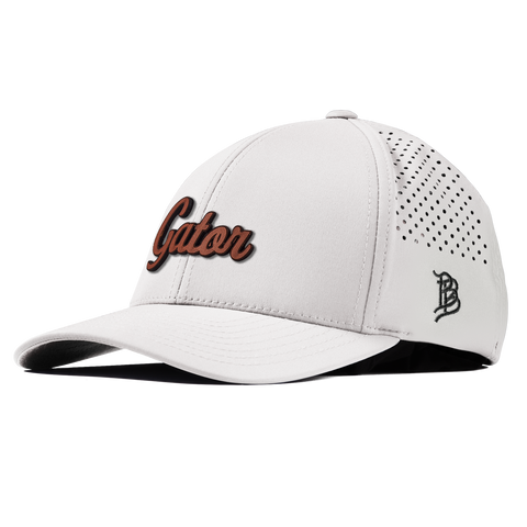 Gator Script Tan Curved Performance White
