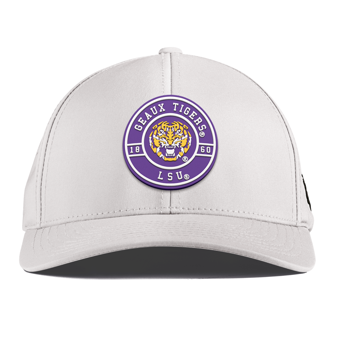 Louisiana State University "Geaux LSU Tigers" Curved Performance White