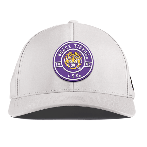 Louisiana State University "Geaux LSU Tigers" Curved Performance White