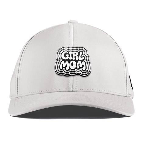 Girl Mom Curved Performance White