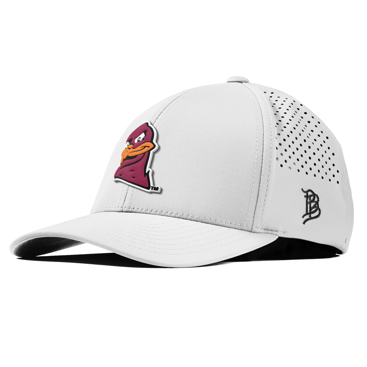 Virginia Tech University "HokieBird" Curved Performance White