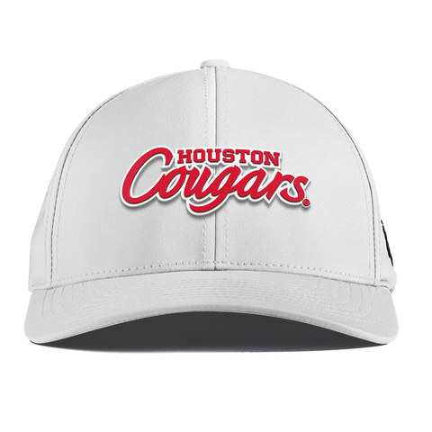 University of Houston "Houston Cougars" Curved Performance White 