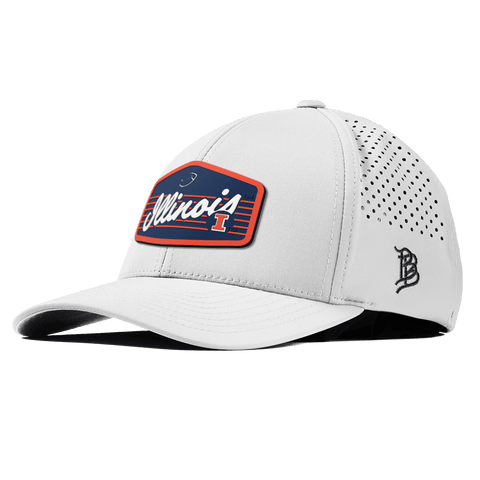 University of Illinois "Illini Football" Curved Performance White