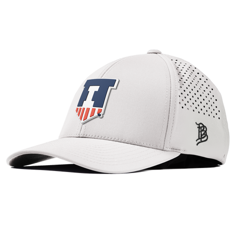 University of Illinois "Illinois Athletics" Curved Performance White