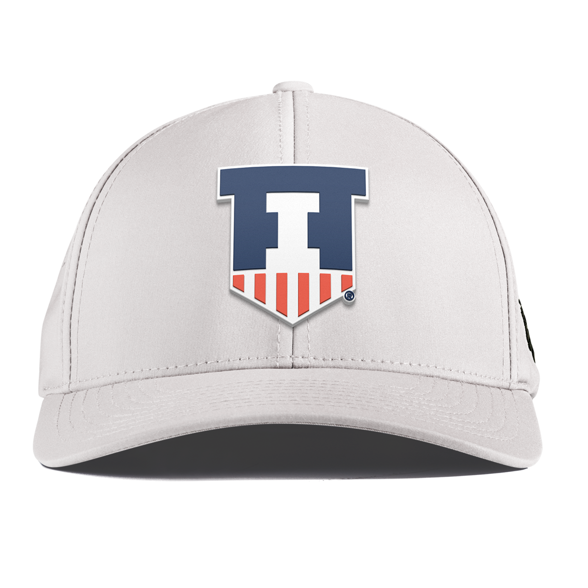 University of Illinois "Illinois Athletics" Curved Performance White