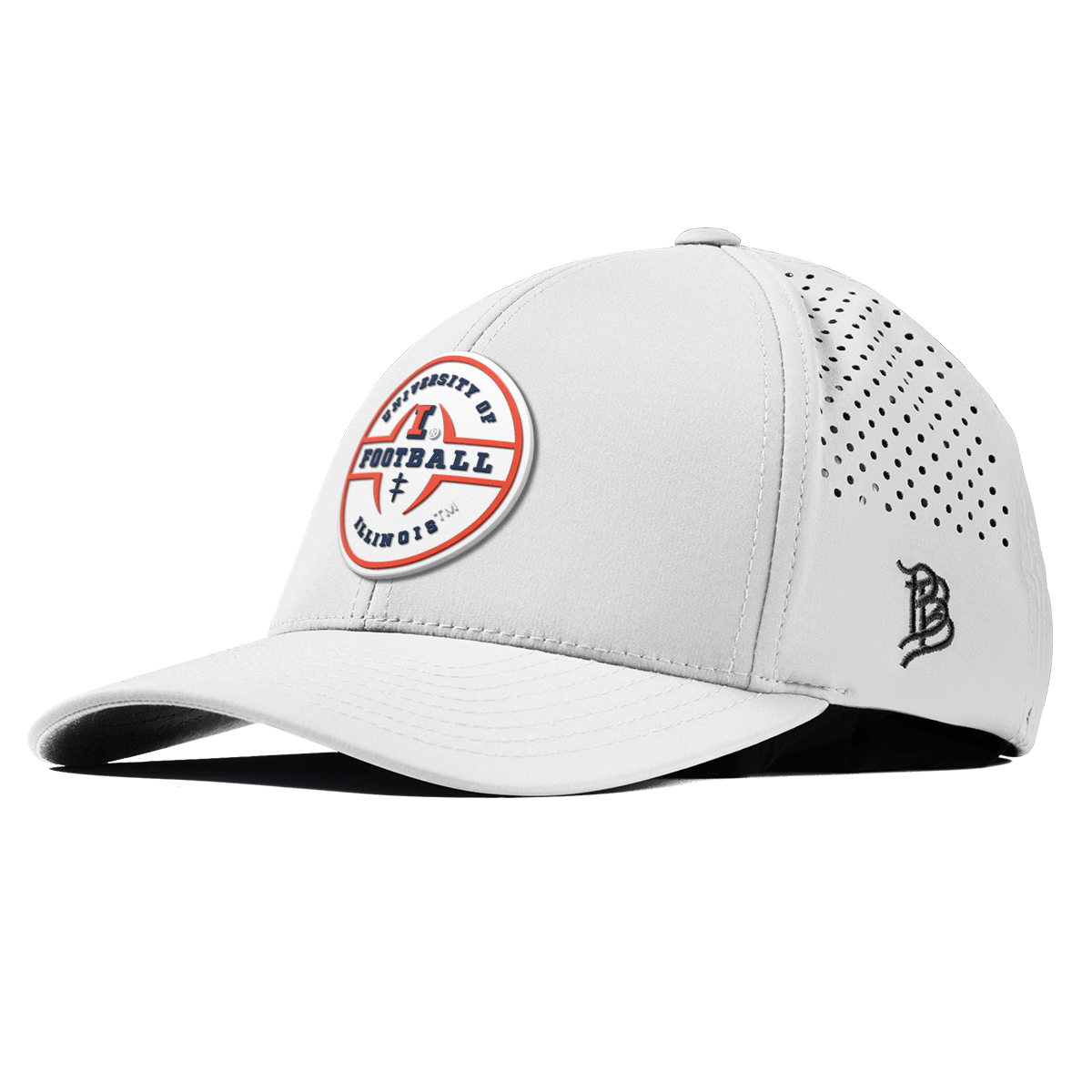 University of Illinois "Illinois Football Legacy" Curved Performance White