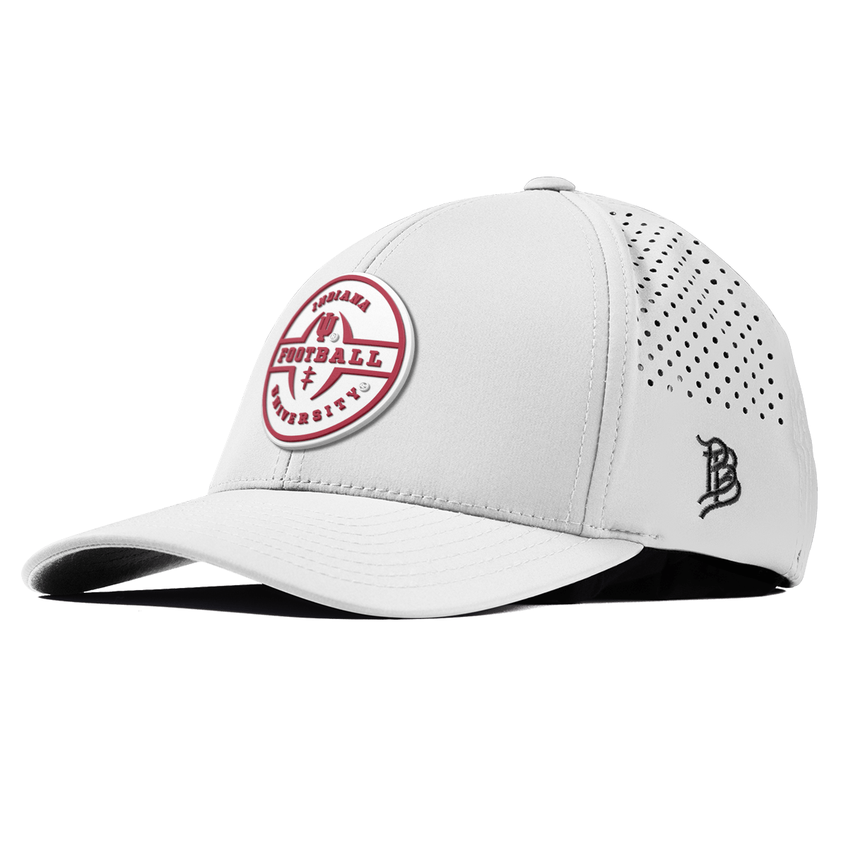 Indiana University "Indiana Football Legacy" Curved Performance White