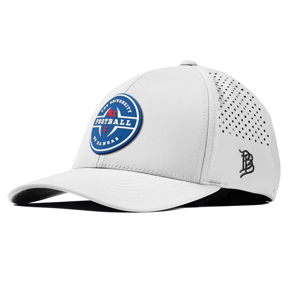 University of Kansas "Kansas Football Legacy" Curved Performance White