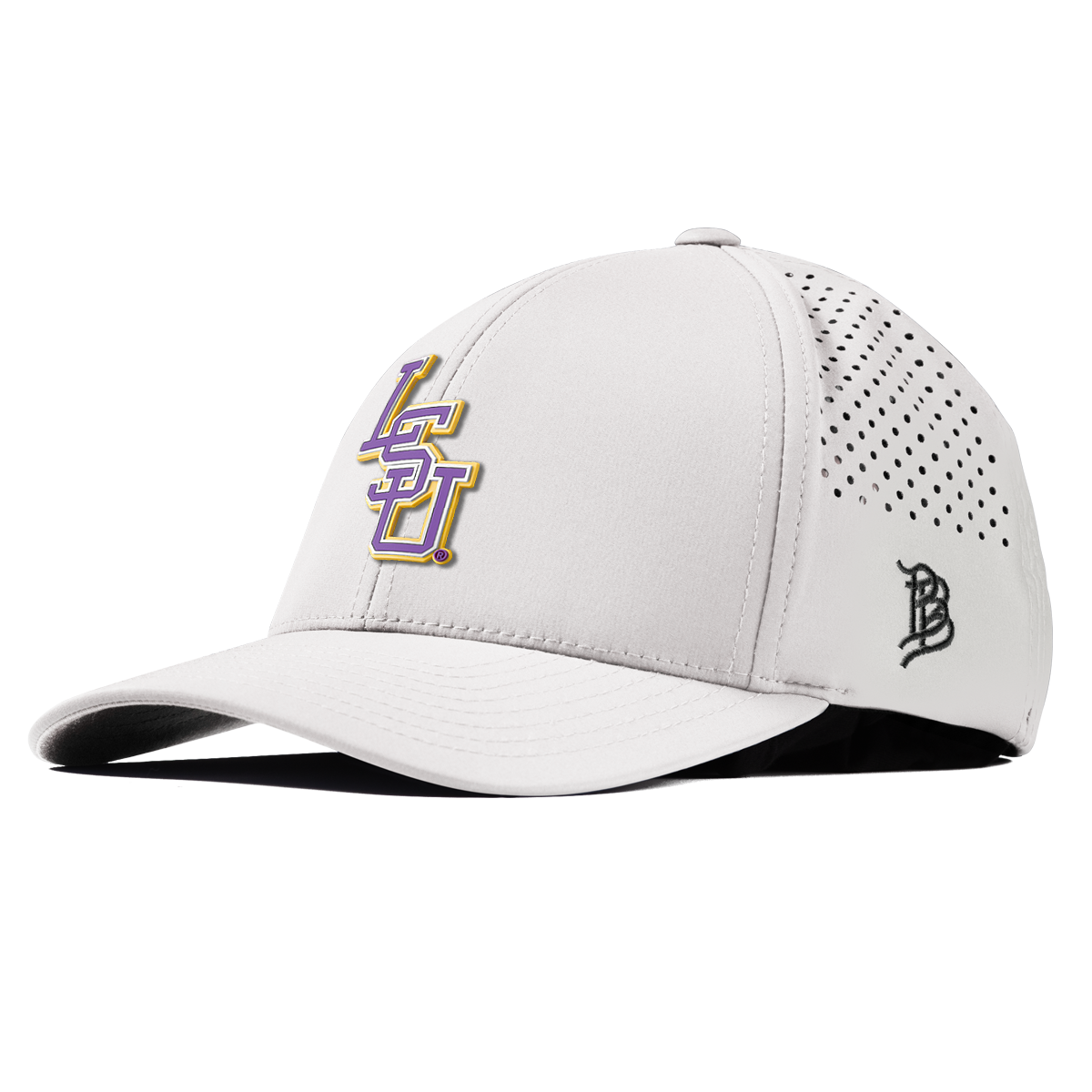 Louisiana State University "LSU Baseball" Curved Performance White