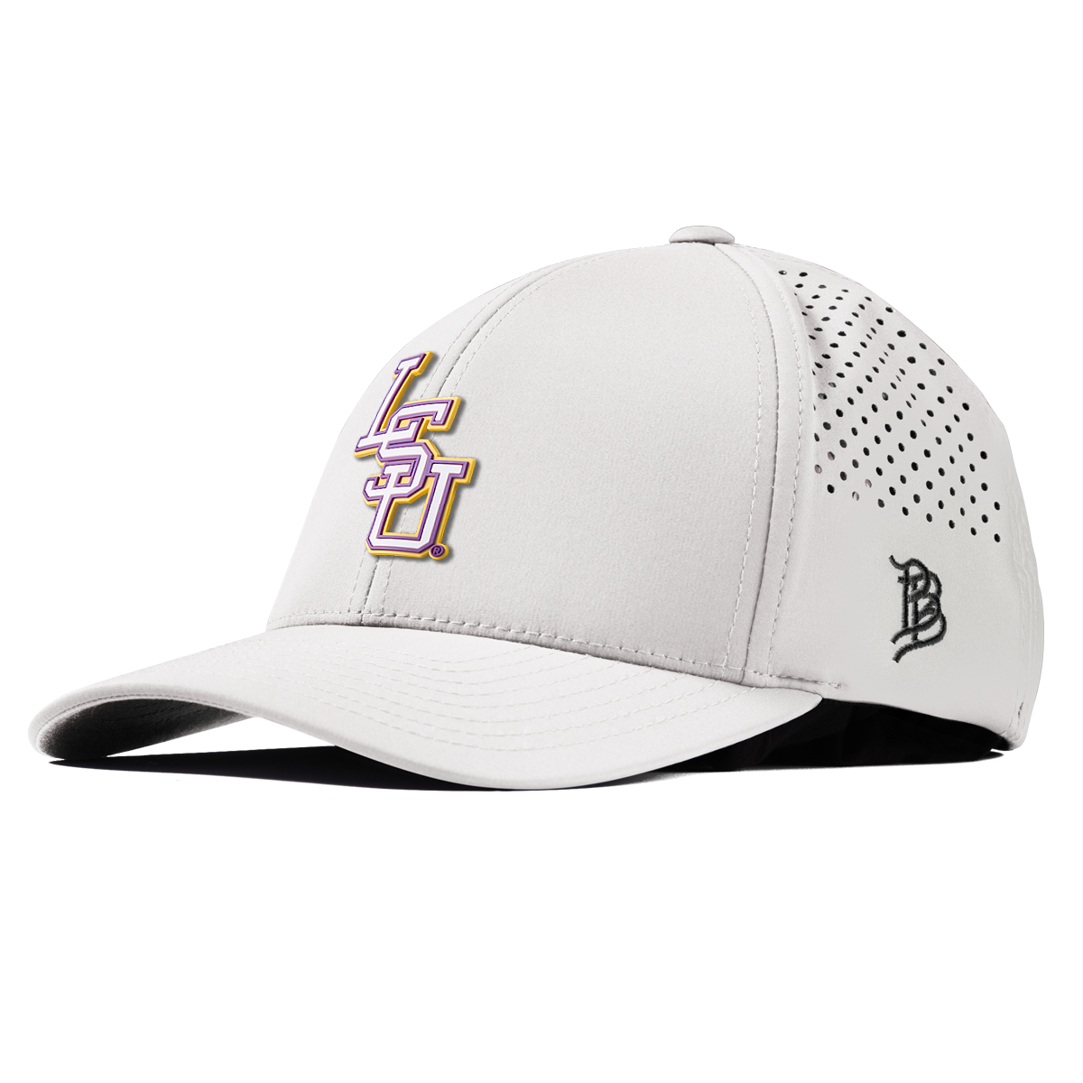 Louisiana State University "LSU Baseball" Curved Performance White
