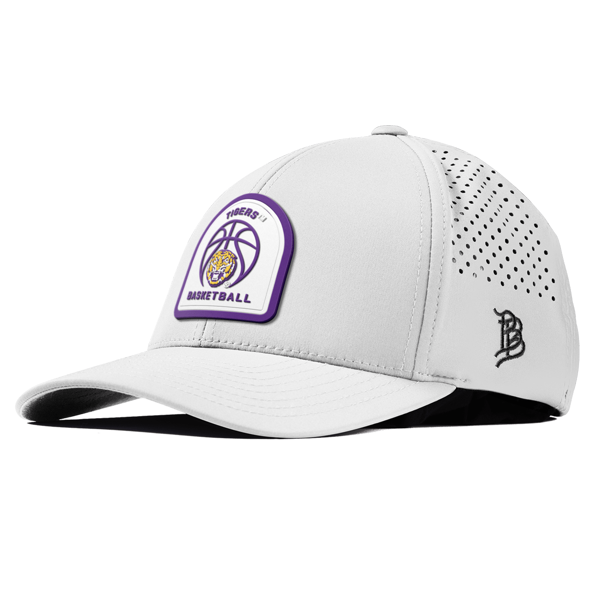 Louisiana State University "LSU Basketball" Curved Performance White