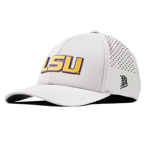 Louisiana State University "LSU Gold Block " Curved Performance White