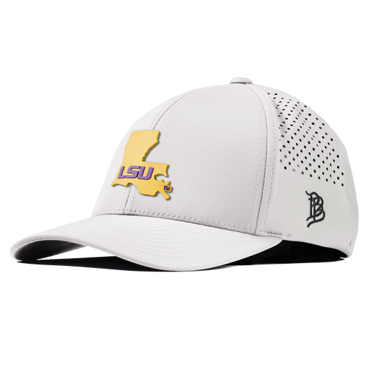 Louisiana State University "LSU Gold State" Curved Performance White