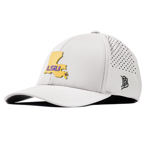 Louisiana State University "LSU Gold State" Curved Performance White